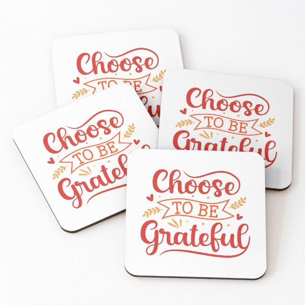 Item preview, Choose to be Grateful Inspiration handwritten lettering quote designed and sold by GraphicDream.