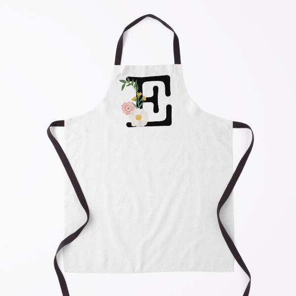 Item preview, Monogram Letter E Typewriter Font Modern Flowers designed and sold by AlphaWords.