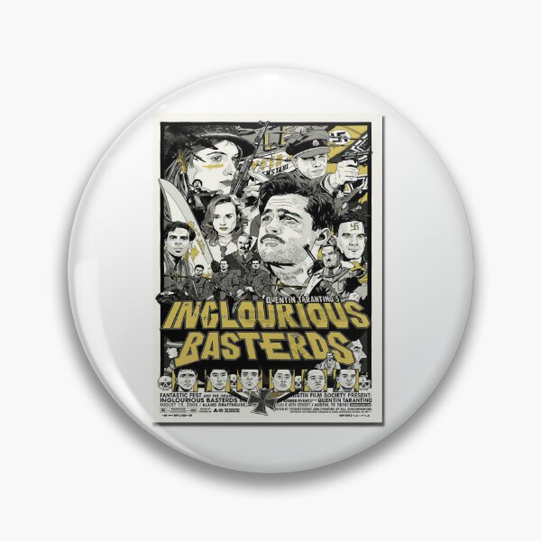Item preview, Brad Pitt movie Inglourious Basterds Art Silk Canvas Poster 24x36 inches Premium designed and sold by DreamChameleon.