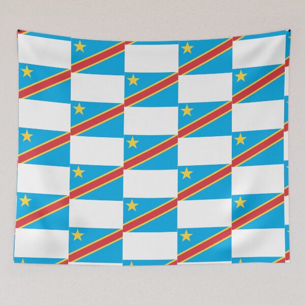 Item preview, CONGO Flag (24x36) designed and sold by DreamChameleon.