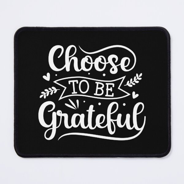 Item preview, Choose to be Grateful Inspiration handwritten lettering quote designed and sold by GraphicDream.