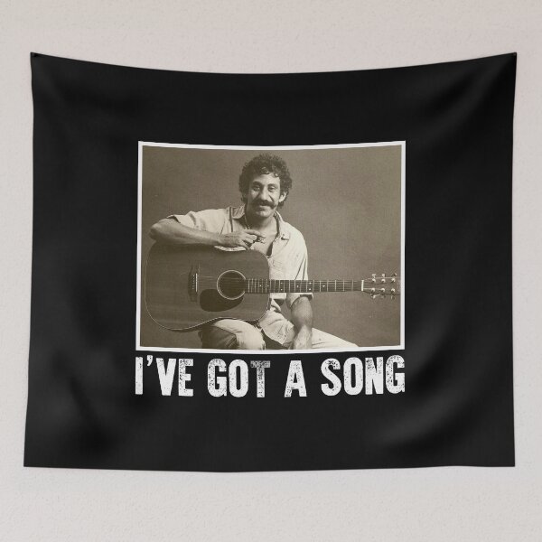 Item preview, I've Got A Song Jim Croce Retro Gift Fan designed and sold by ReeceFox.