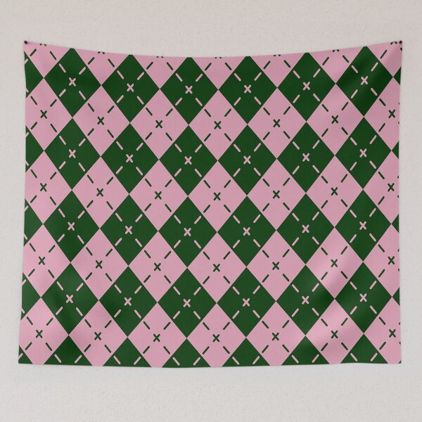 Item preview, Pink Green Argyle Knitting Pattern Argyle Sweater Pattern designed and sold by Tamas Das.