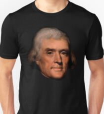 Thomas Jefferson face - Rembrandt (zwei) Unisex T-Shirt
