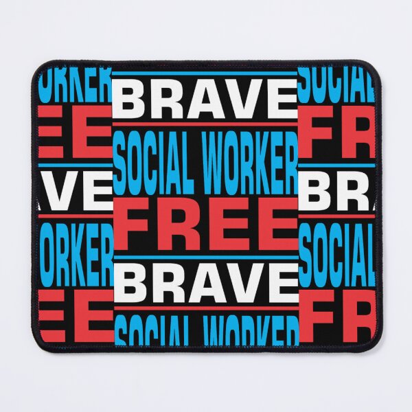Item preview, Free Brave Social Worker  designed and sold by aryagiri.