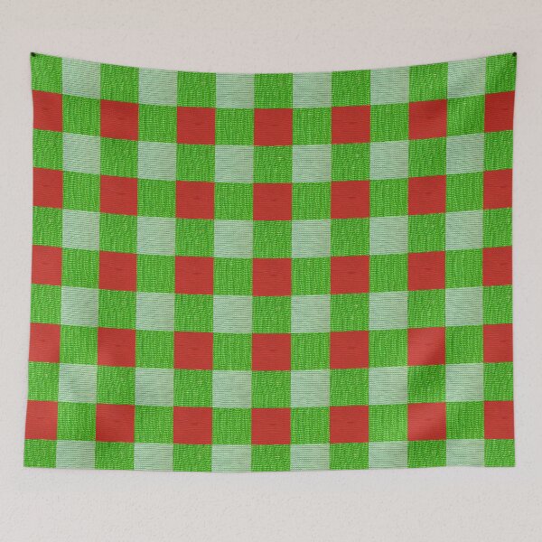 Item preview, Christmas buffalo plaid pattern designed and sold by Mirarima.