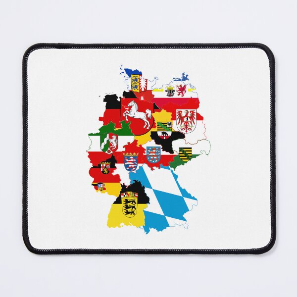 Item preview, Germany Flag Map designed and sold by MapsClouds.