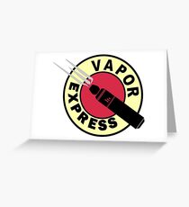 vapor express Greeting Card