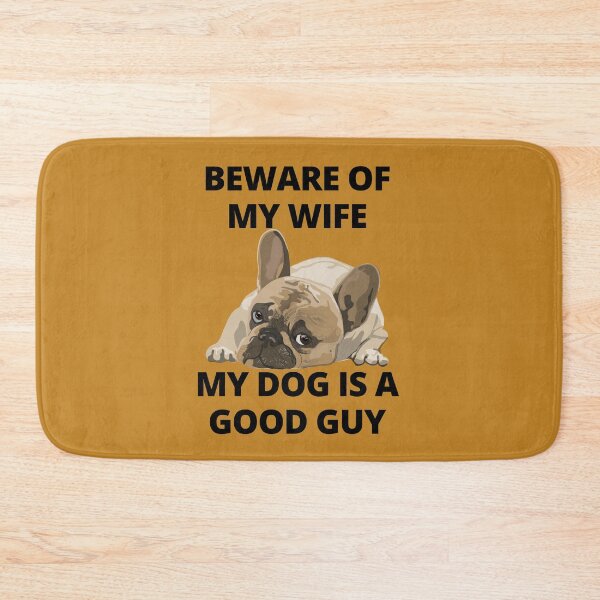Item preview, BEWARE OF MY WIFE. Cute Pug designed and sold by BonieDexter.