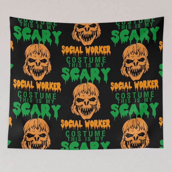 Item preview, Halloween This My Scary Social Worker  designed and sold by aryagiri.