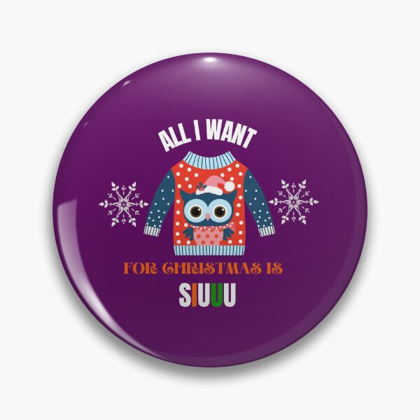 Item preview, All I Want for Christmas Is Siuuu designed and sold by Naomy-Designs.