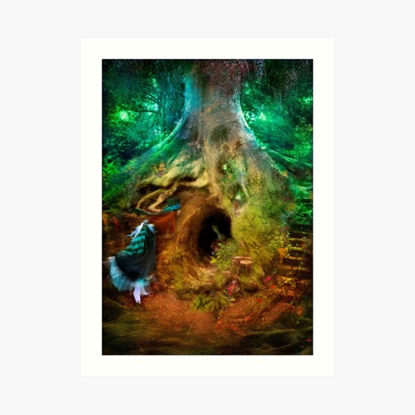 Down the Rabbit Hole Art Print