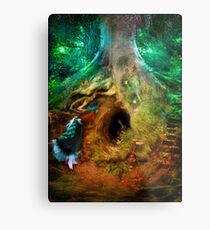 Down the Rabbit Hole Metal Print