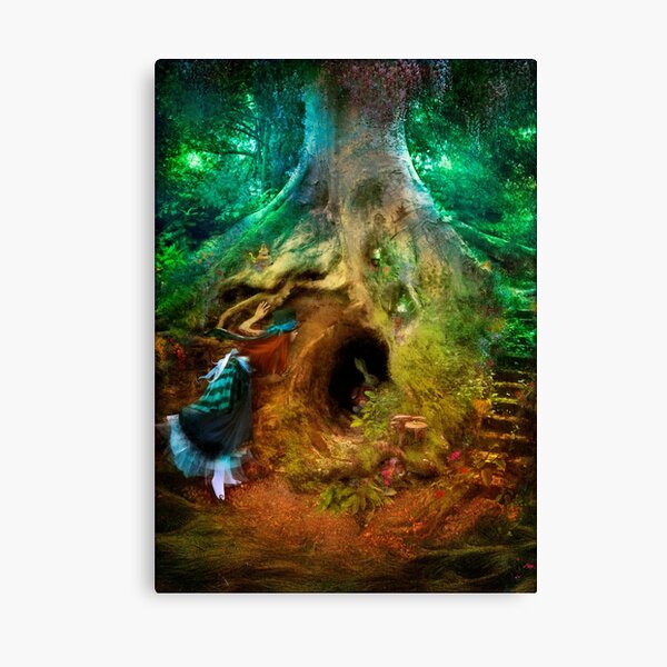 Down the Rabbit Hole Canvas Print