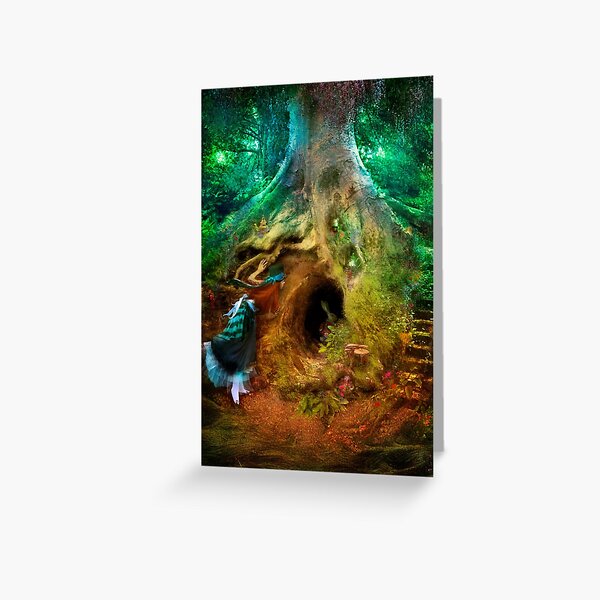 Down the Rabbit Hole Greeting Card
