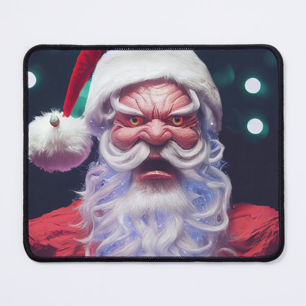 Item preview, Funny Christmas card, angry Santa, greetings card designed and sold by DigitalDreamArt.
