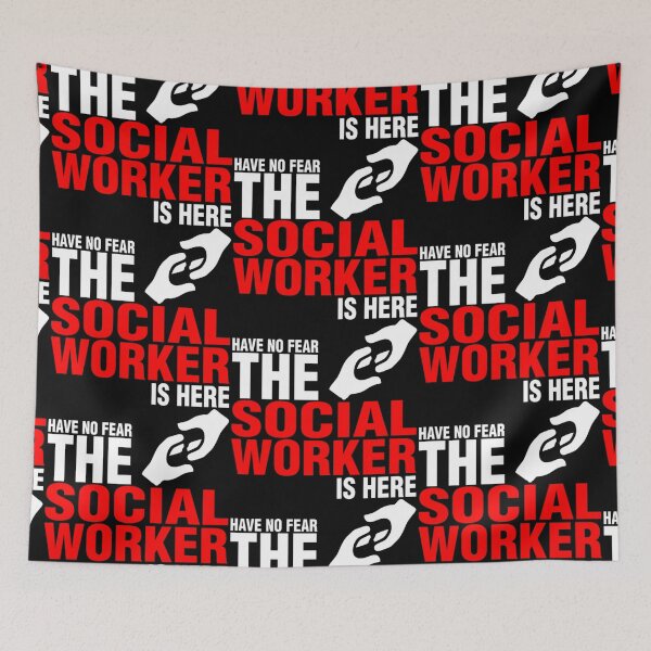 Item preview, Have No Fear The Social Worker Is Here  designed and sold by aryagiri.