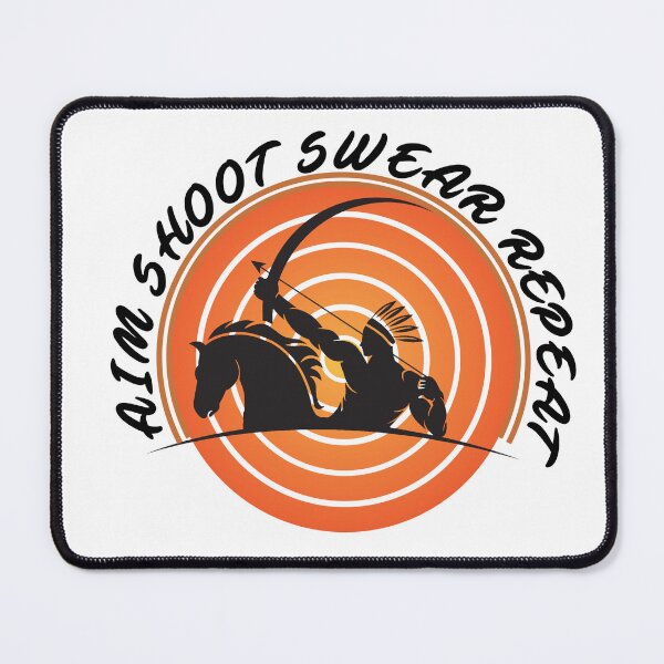 Item preview, Aim Shoot Swear Repeat Archery Gift Hobby designed and sold by Jadir.