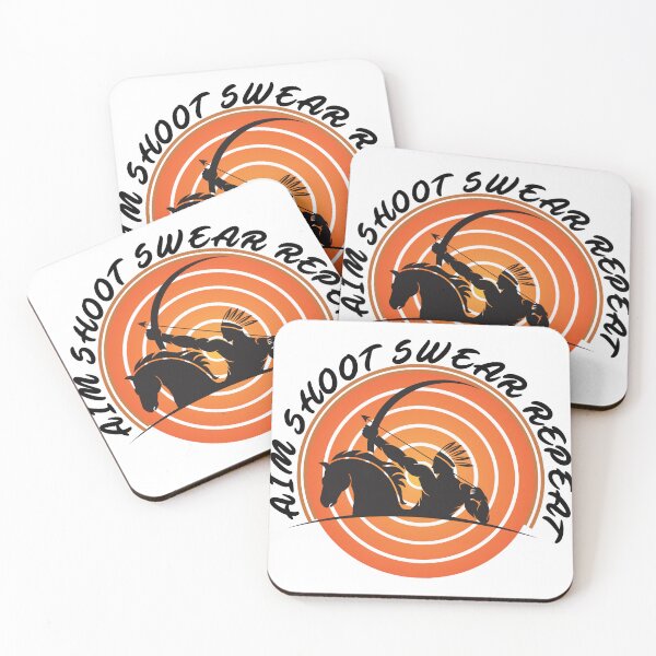Item preview, Aim Shoot Swear Repeat Archery Gift Hobby designed and sold by Jadir.