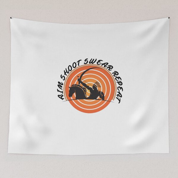 Item preview, Aim Shoot Swear Repeat Archery Gift Hobby designed and sold by Jadir.