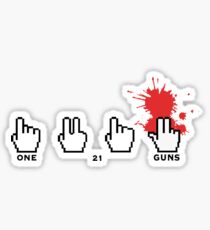 21 guns - Green Day Sticker