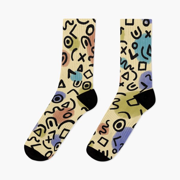 Item preview, Warm abstract pattern om yellow designed and sold by SimplePoDesign.