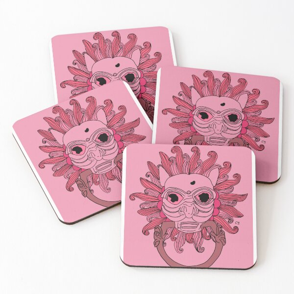 Item preview, Pink sanctuary door knocker print designed and sold by caitstott1.