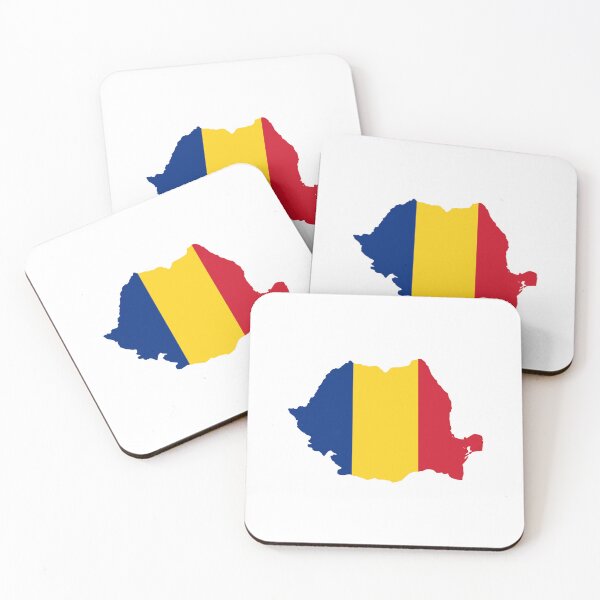 Item preview, Romania Flag Map designed and sold by MapsClouds.