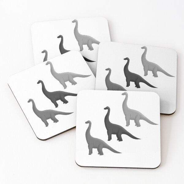 Item preview, Grey tones dinosaur trio designed and sold by Maisie James.