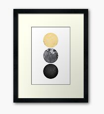 Geometrische Luxe Gerahmtes Wandbild