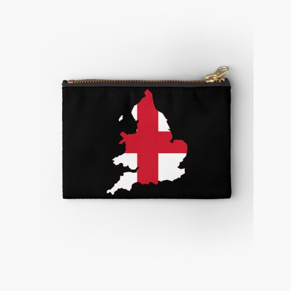 Item preview, England Flag Map designed and sold by MapsClouds.