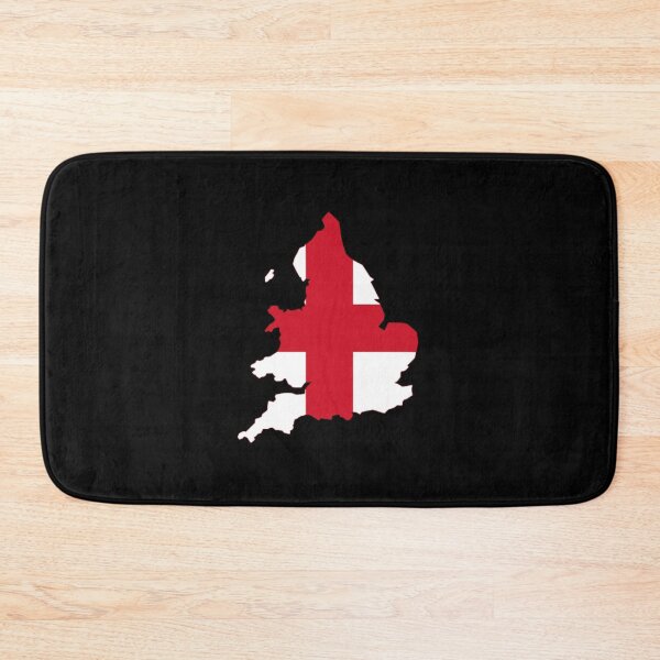 Item preview, England Flag Map designed and sold by MapsClouds.
