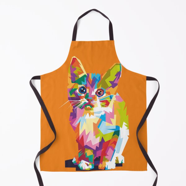 Item preview, Sweet Cat colorful kitty orange background designed and sold by tanabe.