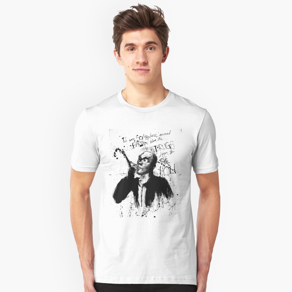 Hunter S. Thompson: Somwhere around Barstow Slim Fit T-Shirt