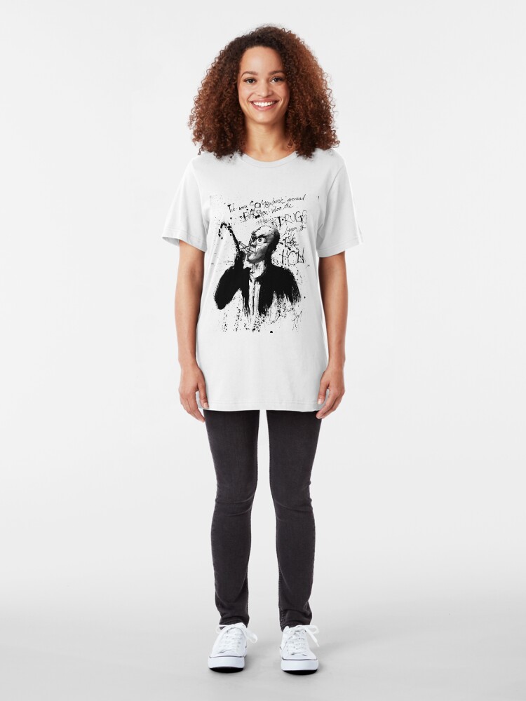 Alternate view of Hunter S. Thompson: Somwhere around Barstow Slim Fit T-Shirt