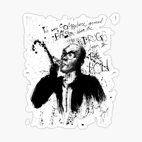 Item preview, Hunter S. Thompson: Somwhere around Barstow designed and sold by HouseofDaze.