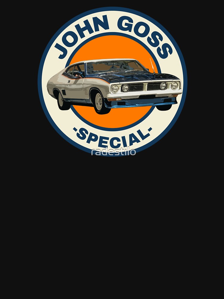 Thumbnail 7 of 7, Essential T-Shirt, John Goss Special XB Ford Falcon logo designed and sold by radestilo.