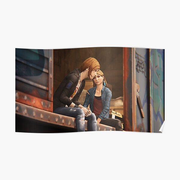 Chloe & Rachel Train (Alternativer Blickwinkel) - Das Leben ist seltsam Poster