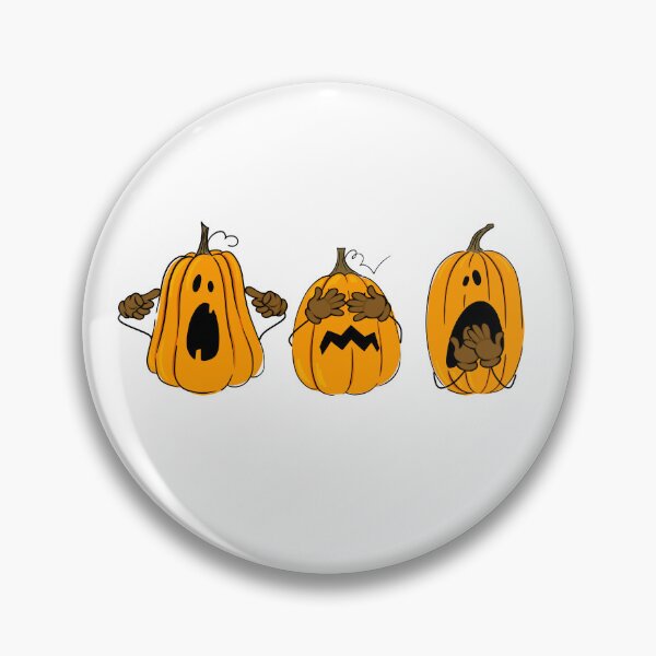 Item preview, No See No Hear Pumpkins Halloween designed and sold by trendingatees.
