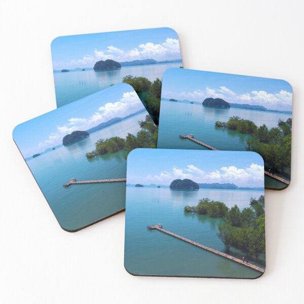 Item preview, Aerial Thailand Wall Art designed and sold by CMYmerch.