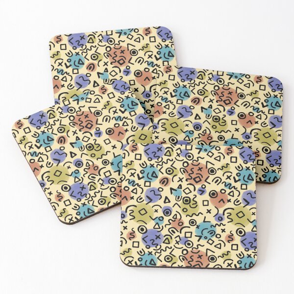 Item preview, Warm abstract pattern om yellow designed and sold by SimplePoDesign.
