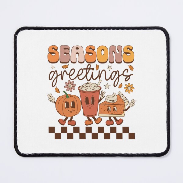 Item preview, Seasons Greetings Groovy Retro Fall Autumn Thanksgiving Pumpkin designed and sold by GravitiTees.