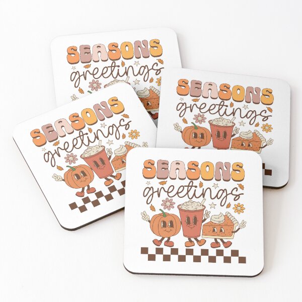 Item preview, Seasons Greetings Groovy Retro Fall Autumn Thanksgiving Pumpkin designed and sold by GravitiTees.
