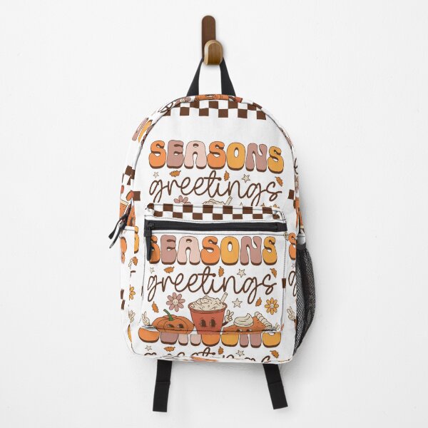 Item preview, Seasons Greetings Groovy Retro Fall Autumn Thanksgiving Pumpkin designed and sold by GravitiTees.