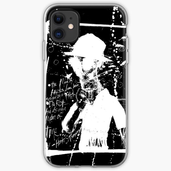 Hunter S. Thompson: America Dry Rot (Black) iPhone Soft Case
