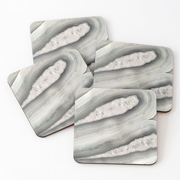 Item preview, Milky White Agate Geode Digital art designed and sold by k9printart.