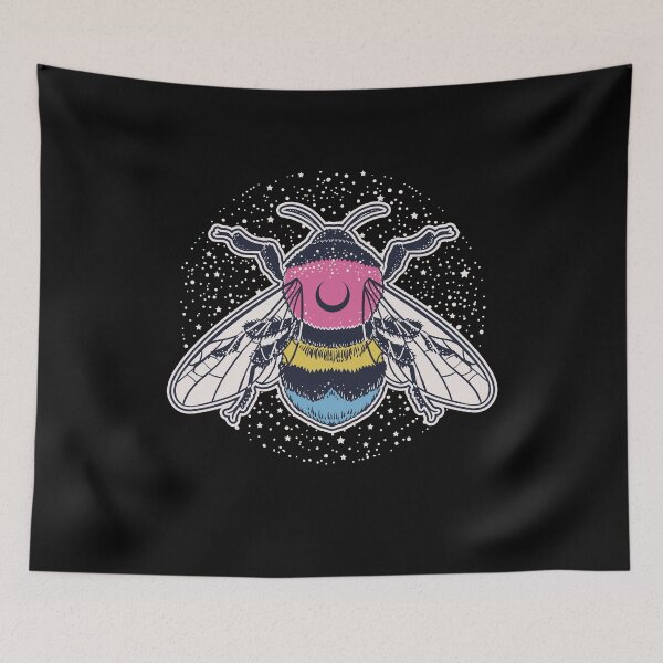 Item preview, Pansexual Bee Proud LGBT Pride Flag designed and sold by Clara Hollins.