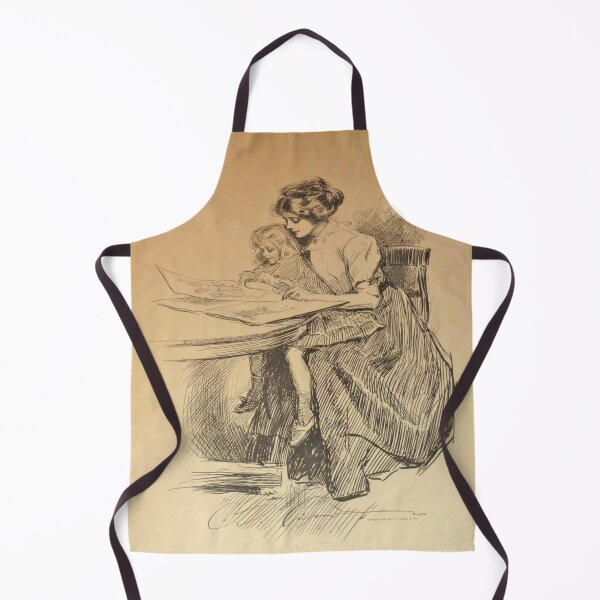 Item preview, Gibson Girl -Mother and DAughter reading by Charles Dana Gibson designed and sold by RickE.