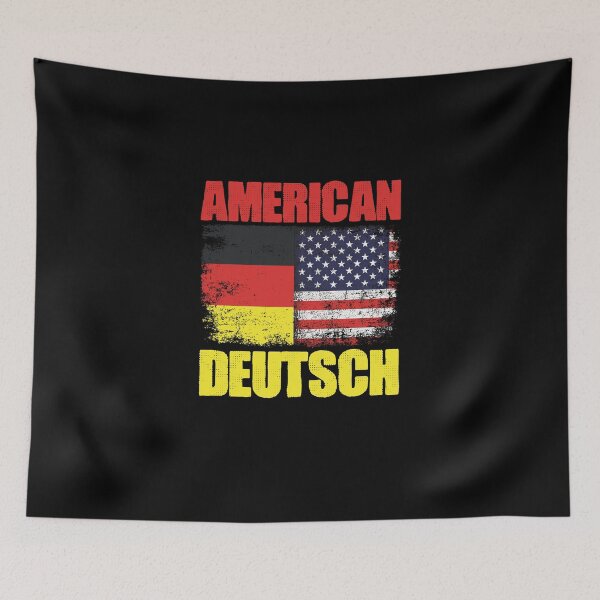 Item preview, Patriotic American Deutsch German USA Flag For A Patriot designed and sold by Nessshirts.