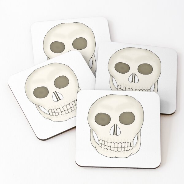 Item preview, Skull on white  designed and sold by Encie-Designs.